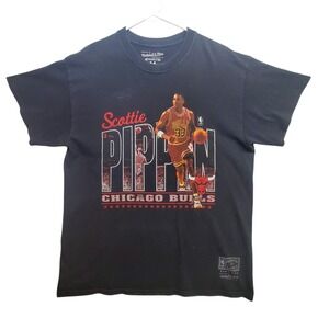 Mitchell Ness Scottie Pippen Chicago Bulls Hardwood Classics T Shirt Y2K Medium